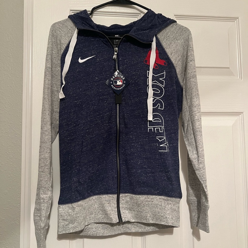 Nike Boston Red Sox Full-Zip Hoodie – MLB Genuine Merchandise Women Small New